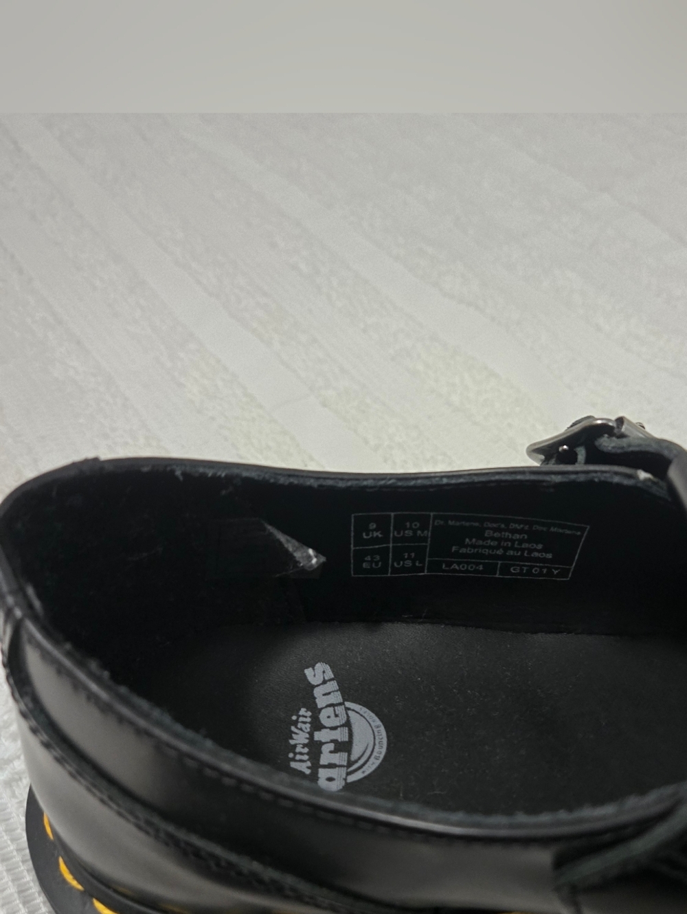Dr. Martens - Bethan Black Mary Jane Platforms - Picture 9 of 9